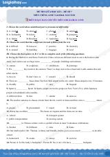 Đề thi giữa kì 2 Tiếng Anh 7 Global Success - Đề số 7